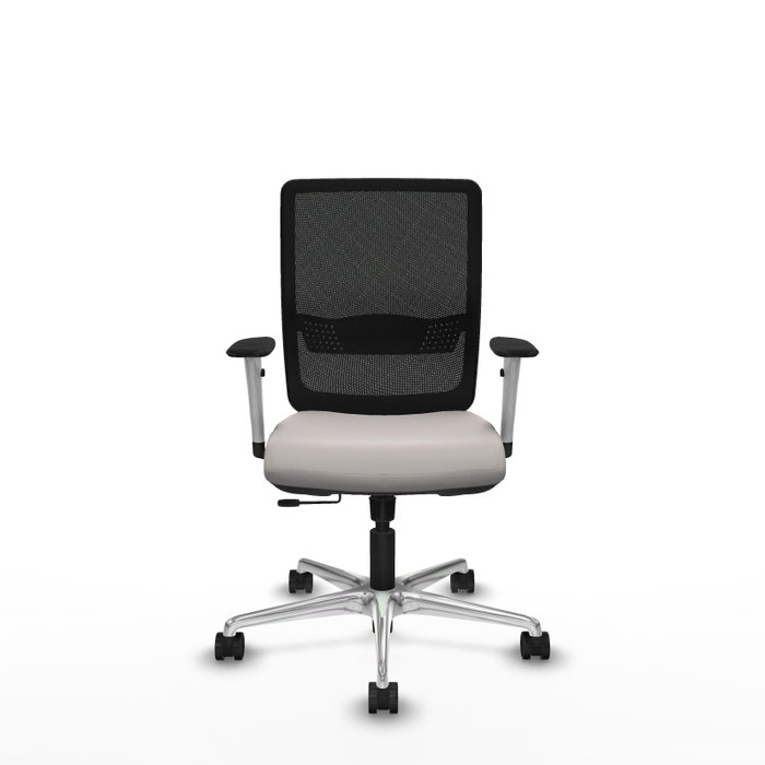 PIQUERAS Y CRESPO Silla de oficina Haches Blanco y Negro PIQUERAS Y CRESPO Silla de oficina Haches Blanco y Negro