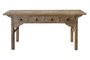 DKD Home Decor Consola Item Home Natural 178 x 85 x 38 cm Olmo Macizo 4 Cajones