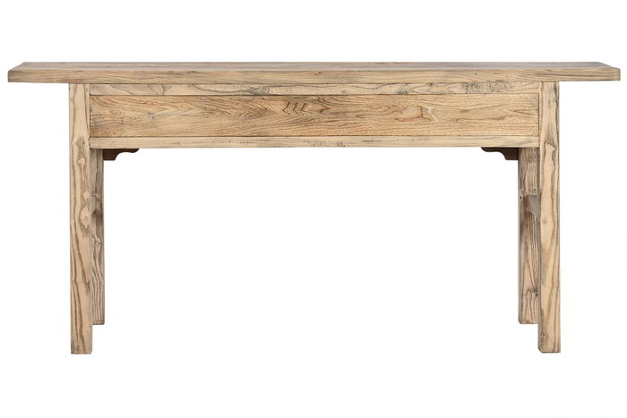 DKD Home Decor Consola Item Home Natural 178 x 85 x 38 cm Olmo Macizo 4 Cajones DKD Home Decor Consola Item Home Natural 178 x 85 x 38 cm Olmo Macizo 4 Cajones