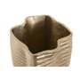 DKD Home Decor Jarrón de Aluminio Abstracto Dorado