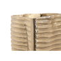DKD Home Decor Jarrón de Aluminio Abstracto Dorado