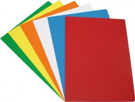 GRAFOPLAS Paquete de 50 Subcarpetas de Cartulina 180g Naranja