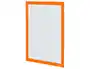 Nobo Marco porta anuncios DIN A4 magnético autoadhesivo, naranja, pack de 2 unidades