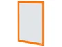 Nobo Marco porta anuncios DIN A4 magnético autoadhesivo, naranja, pack de 2 unidades