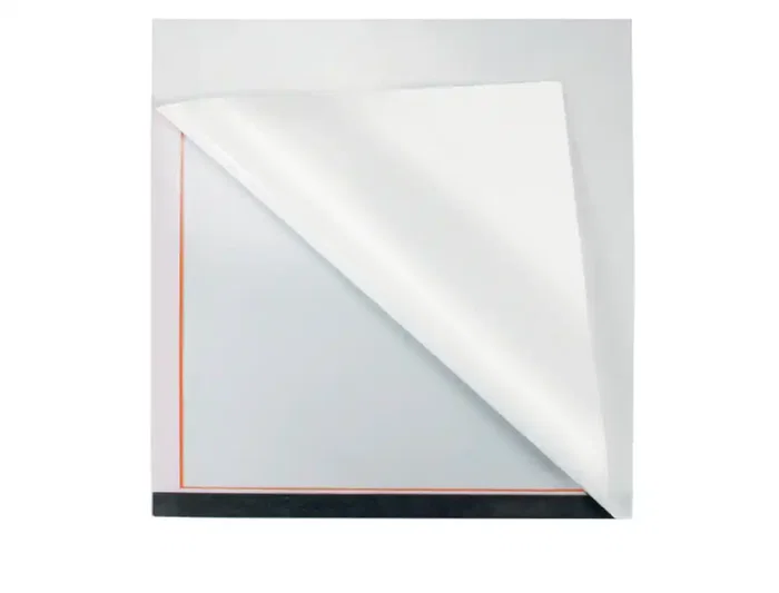 Nobo Marco porta anuncios DIN A4 magnético autoadhesivo, naranja, pack de 2 unidades