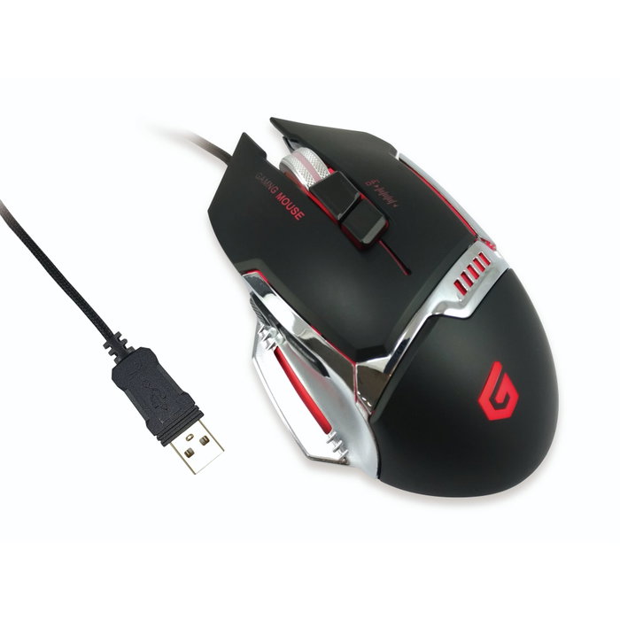 Conceptronic DJEBBEL 8 Ratón Gaming USB 4000 DPI