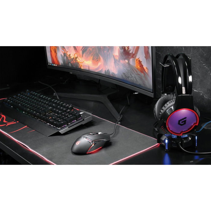 Conceptronic DJEBBEL 8 Ratón Gaming USB 4000 DPI
