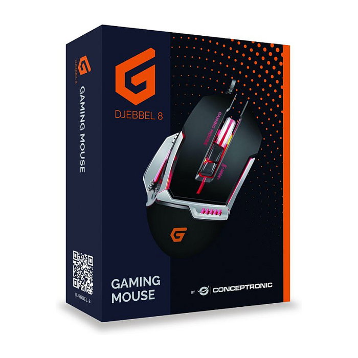 Conceptronic DJEBBEL02B Gaming Mouse 4000 DPI