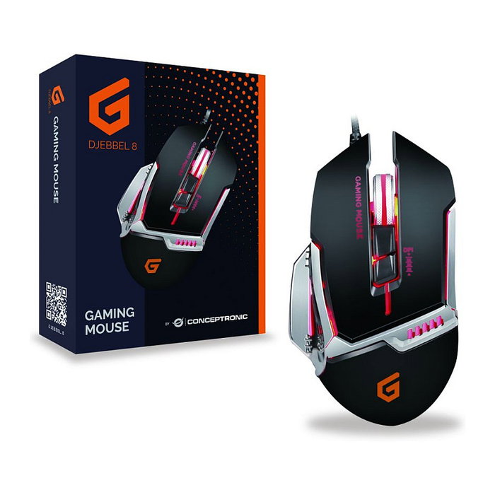 Conceptronic DJEBBEL02B Gaming Mouse 4000 DPI