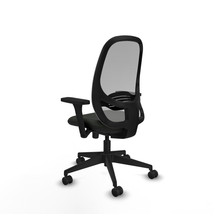 PIQUERAS Y CRESPO Silla de oficina Cilanco con Mecanismo Sincro, Malla Gris y Tela Negra PIQUERAS Y CRESPO Silla de oficina Cilanco con Mecanismo Sincro, Malla Gris y Tela Negra