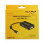 DELOCK Adaptador Mini DisplayPort a 1x VGA + 1x HDMI + 1x DVI Negro