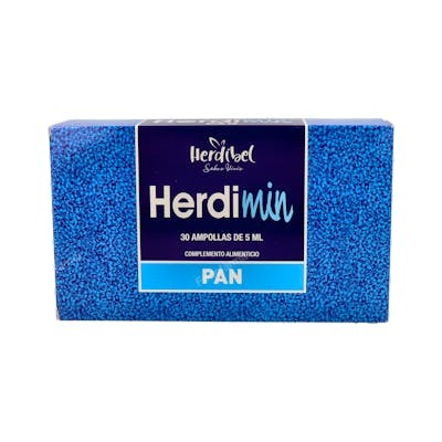 HERDIBEL Pan Pancreas 30Amp Suplemento Hierro Magnesio Equilibrio Electrolítico