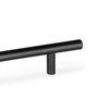 Emuca Lote de 10 tiradores para mueble Orlando, L336mm, intereje 256mm, Acero, Pintado negro