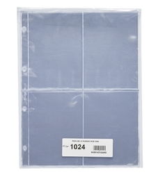 Funda Para Album De Coleccion Pardo 4 Dptos.Vertical (Set de 10)