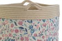 DKD Home Decor Cesta Algodón Poliéster 35x35x38 Natural