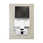 Ergotron StyleView Vertical Lift con Bandeja para Teclado, Ratón y Soporte para Escáner - Soporte de Pared para Pantallas hasta 61 cm (24 Pulgadas), Blanco