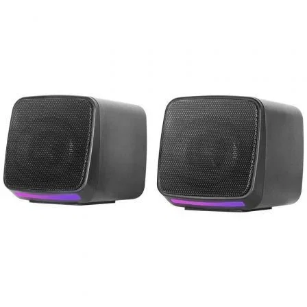 Altavoces bluetooth ms-pro negro mars gaming iluminaciÓn rgb flow dinÁmica/ 10w/ control de volumen/ conexiÓn jack 3.5mm