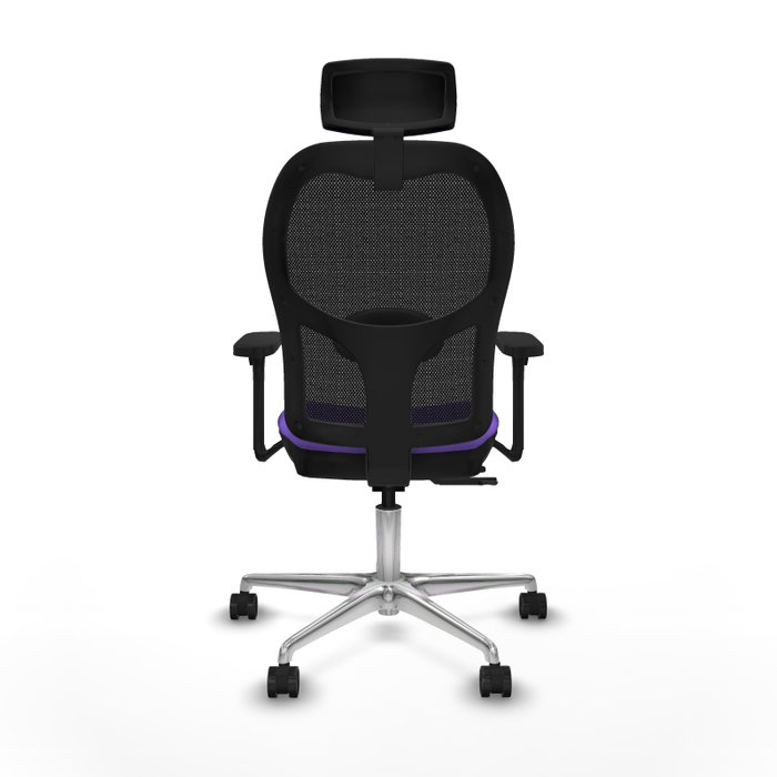 PIQUERAS Y CRESPO Silla de oficina Jorquera con mecanismo Sincro/Traslack, Lila y Negro PIQUERAS Y CRESPO Silla de oficina Jorquera con mecanismo Sincro/Traslack, Lila y Negro