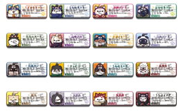 Megahouse Naruto Chapas Mega Cat Project Nyaruto! Surtido de 16 unidades de 5 cm