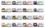 Megahouse Naruto Chapas Mega Cat Project Nyaruto! Surtido de 16 unidades de 5 cm