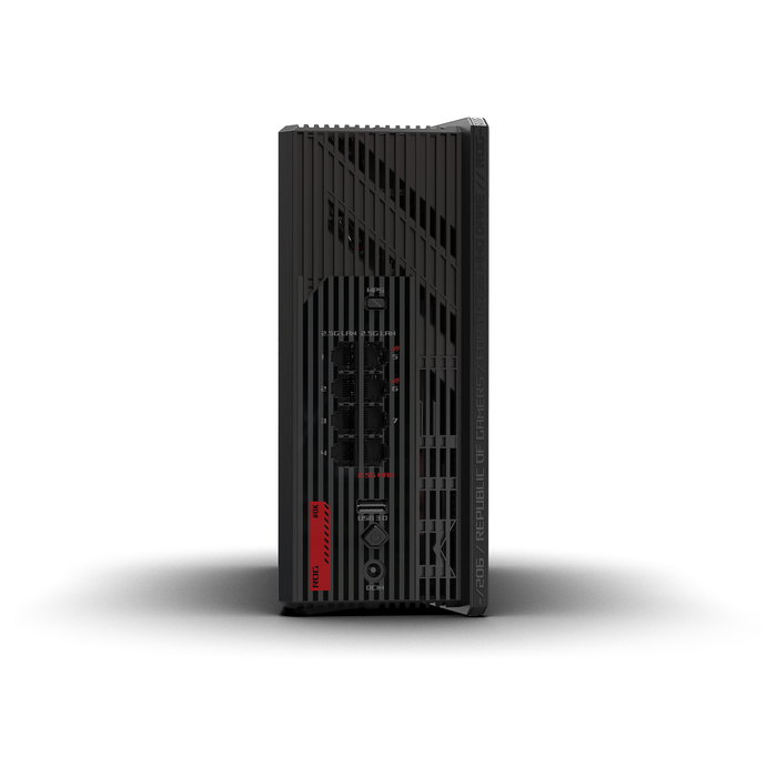 ASUS ROG STRIX GS-BE18000 Router Wi-Fi 7 Tribanda (2.4/5/6 GHz), 7 Puertos Gigabit, VPN, MU-MIMO, Negro