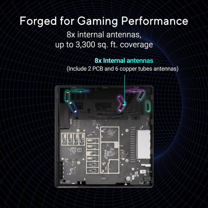 Asus ROG Strix GS-BE18000 Wi-Fi 7 Gaming Router Tribanda Asus ROG Strix GS-BE18000 Wi-Fi 7 Gaming Router Tribanda