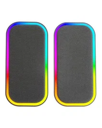 Mars Gaming Altavoces MS-OM Bluetooth 5.3 20W, 2.0 con iluminación RGB Dinámica, Blanco o Negro, AUX-In, Compatibilidad Universal para PC y Gaming