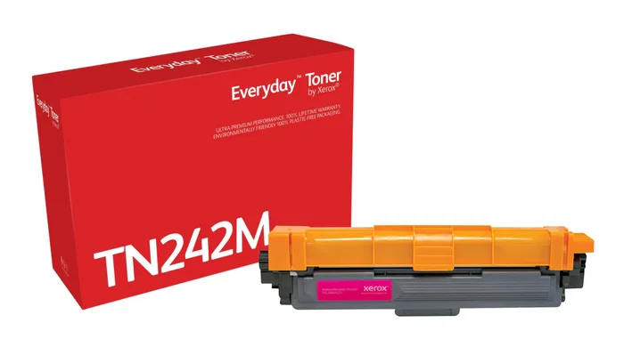 Xerox 006R04225 Cartucho de Tóner Magenta Compatible Brother TN-242M Remanufacturado para DCP-9022, HL-3142, HL-3152, HL-3172, MFC-9142, MFC-9332, MFC-9342