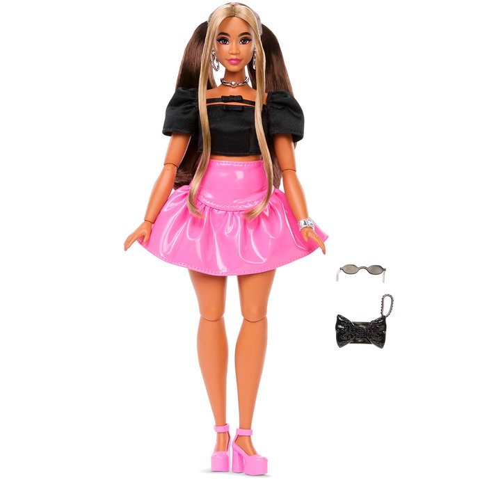 BARBIE Muñeca Deluxe Falda Rosa JJN74