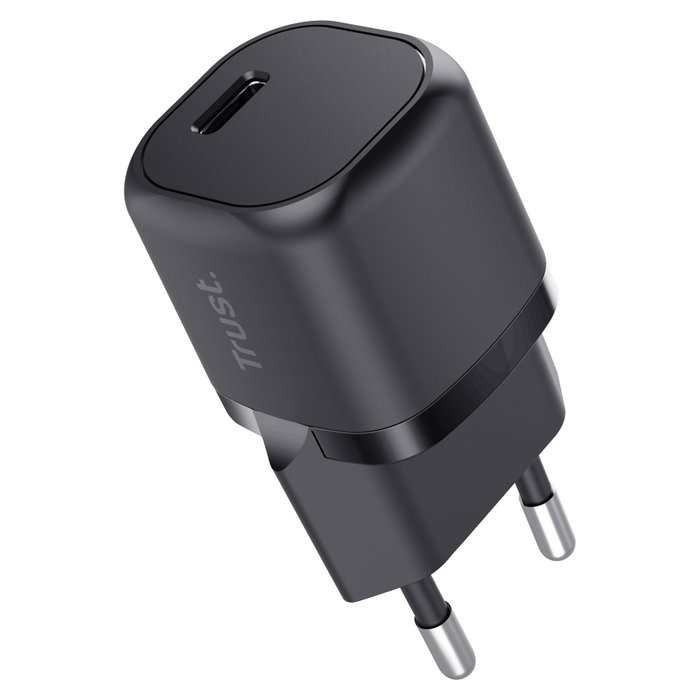 Trust Maxo Cargador USB-C 20 W Negro Compacto PD/PPS