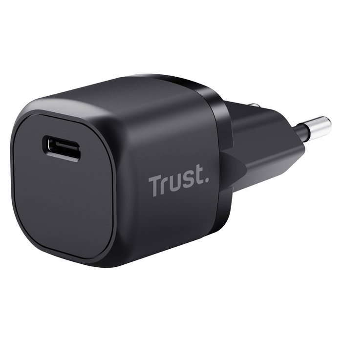 Trust Maxo Cargador USB-C 20 W Negro Compacto PD/PPS