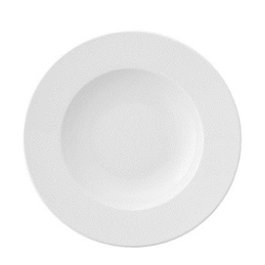 Ariane Prime Plato Hondo 23 cm, Vitro Porcelana - Plato sopero para vajilla, diámetro 23 cm, alto 3.9 cm (Set de 12)