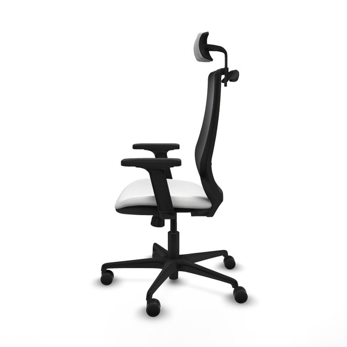 PIQUERAS Y CRESPO Silla de oficina Mardos con mecanismo Sincro, Blanco y Negro PIQUERAS Y CRESPO Silla de oficina Mardos con mecanismo Sincro, Blanco y Negro