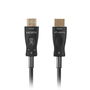 Lanberg Cable HDMI V2.1 50 metros, 8K @ 48Gbps, 5K, Alta Velocidad, HDR, Ethernet, Conectores Dorados, 7680x4320, Aoc