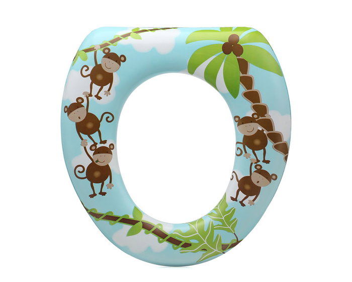 KioKids Reductor WC Monos Niños +12 Meses Acolchado Higiénico Fácil Limpieza Plástico Multicolor KioKids Reductor WC Monos Niños +12 Meses Acolchado Higiénico Fácil Limpieza Plástico Multicolor