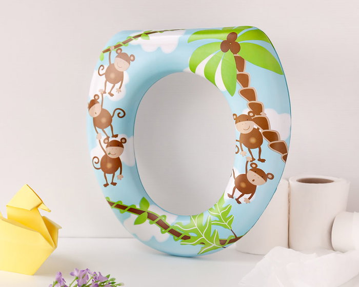 KioKids Reductor WC Monos Niños +12 Meses Acolchado Higiénico Fácil Limpieza Plástico Multicolor KioKids Reductor WC Monos Niños +12 Meses Acolchado Higiénico Fácil Limpieza Plástico Multicolor