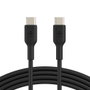 Belkin CAB003BT2MBK Cable USB 2 m USB-C a USB-A Negro