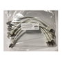 EQUIP Set de 10 Cables Patch Cat6a S/FTP 0,25 m Blanco