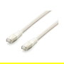 EQUIP 645613 Cable de Red Cat6A S/FTP 0.25m Blanco - Pack 10 Unidades