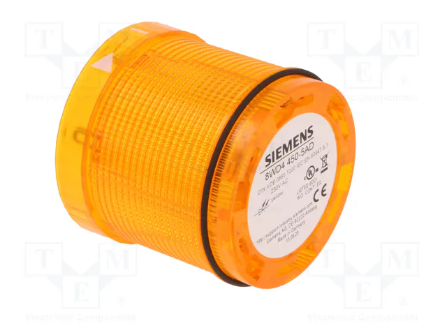 SIEMENS 8WD4450-5AD Señalizador Luminoso LED Amarillo SIEMENS 8WD4450-5AD Señalizador Luminoso LED Amarillo