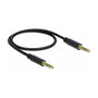 DeLOCK Cable de audio 4,4 mm 5 Pin conector macho a macho, 0,5 m, Negro