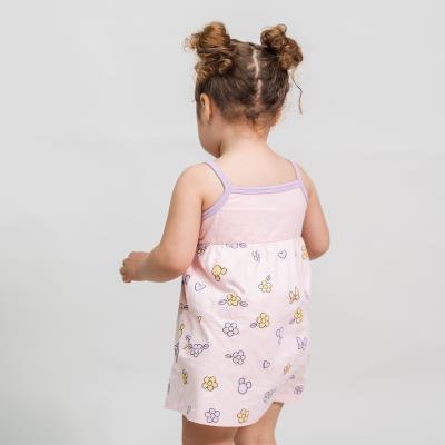 Vestido Single Jersey Accesorios Minnie Rosa Claro 48 Meses