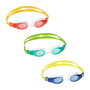 Bestway Gafas de Natación Infantiles con Correa de Silicona, Color Surtido