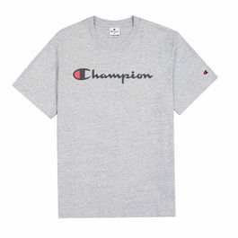 Camiseta de Manga Corta Hombre Champion Crewneck Gris claro