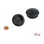 DeLOCK Tapón de cierre M40 x 1,5 Negro 10 Piezas