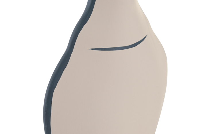 DKD Home Decor Jarrón de Terracota Pintado a Mano Crudo 31x18x6 cm DKD Home Decor Jarrón de Terracota Pintado a Mano Crudo 31x18x6 cm