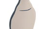 DKD Home Decor Jarrón de Terracota Pintado a Mano Crudo 31x18x6 cm