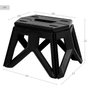 Taburete Plegable Aktive 34 X 23 X 27 CM (6 Unidades)