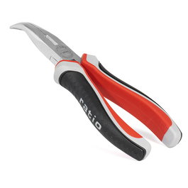 RATIO Alicate Semi-Redonda Punta Curva 160mm para Joyería y Manualidades Precisas