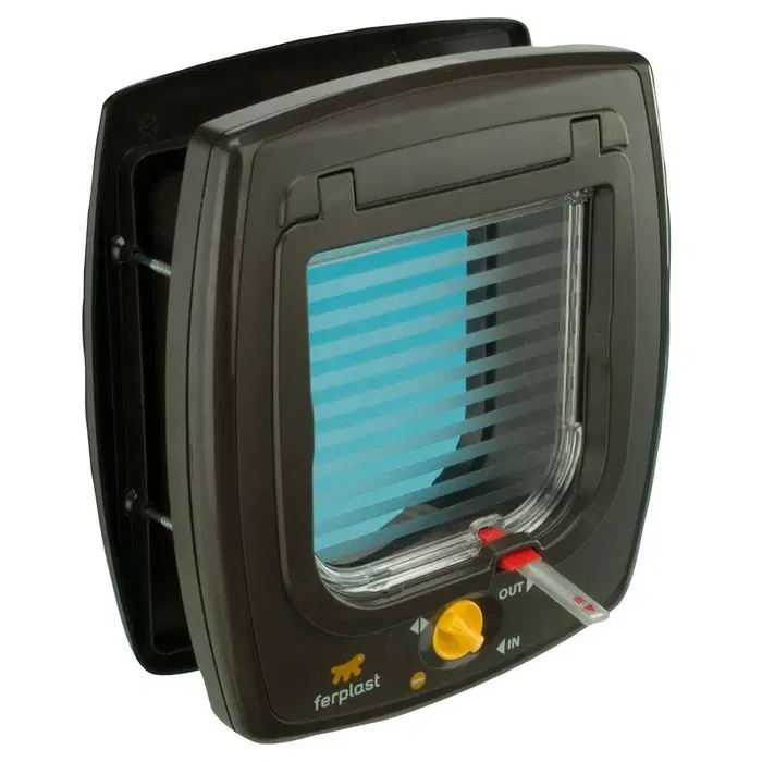 Ferplast Puerta Swing 5 Tunnel Marrón para Gatos y Perros con Túnel y Cierre de Seguridad Ferplast Puerta Swing 5 Tunnel Marrón para Gatos y Perros con Túnel y Cierre de Seguridad